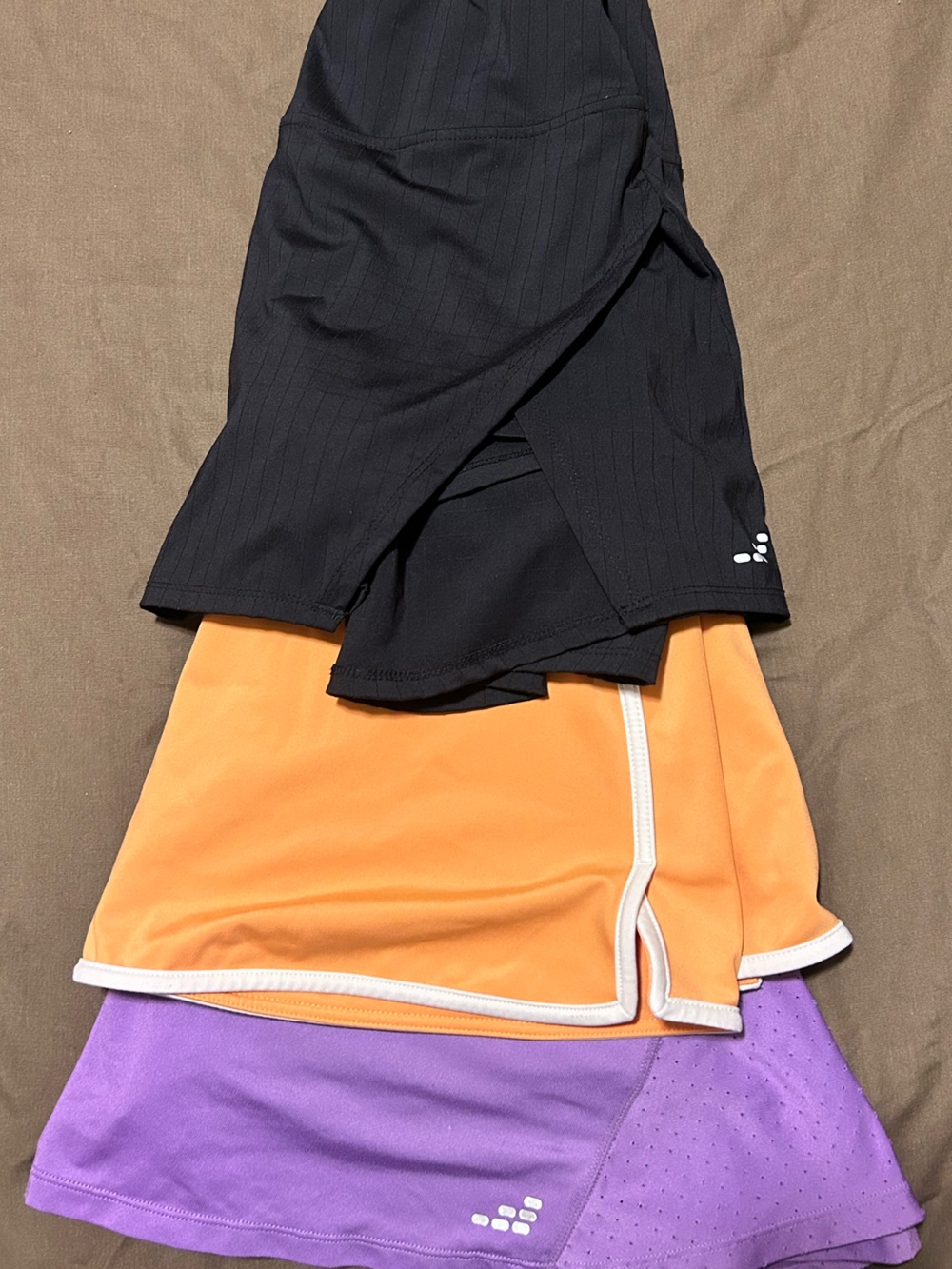 3 pair like new DC Black Performance Shorts with Reflective Logo